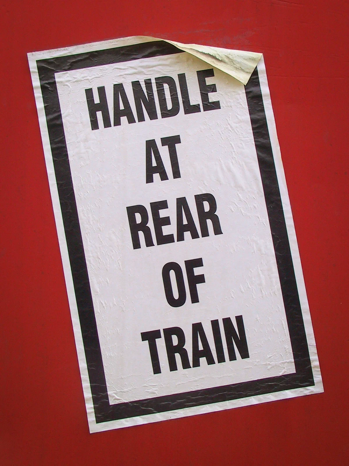 Handle at Rear