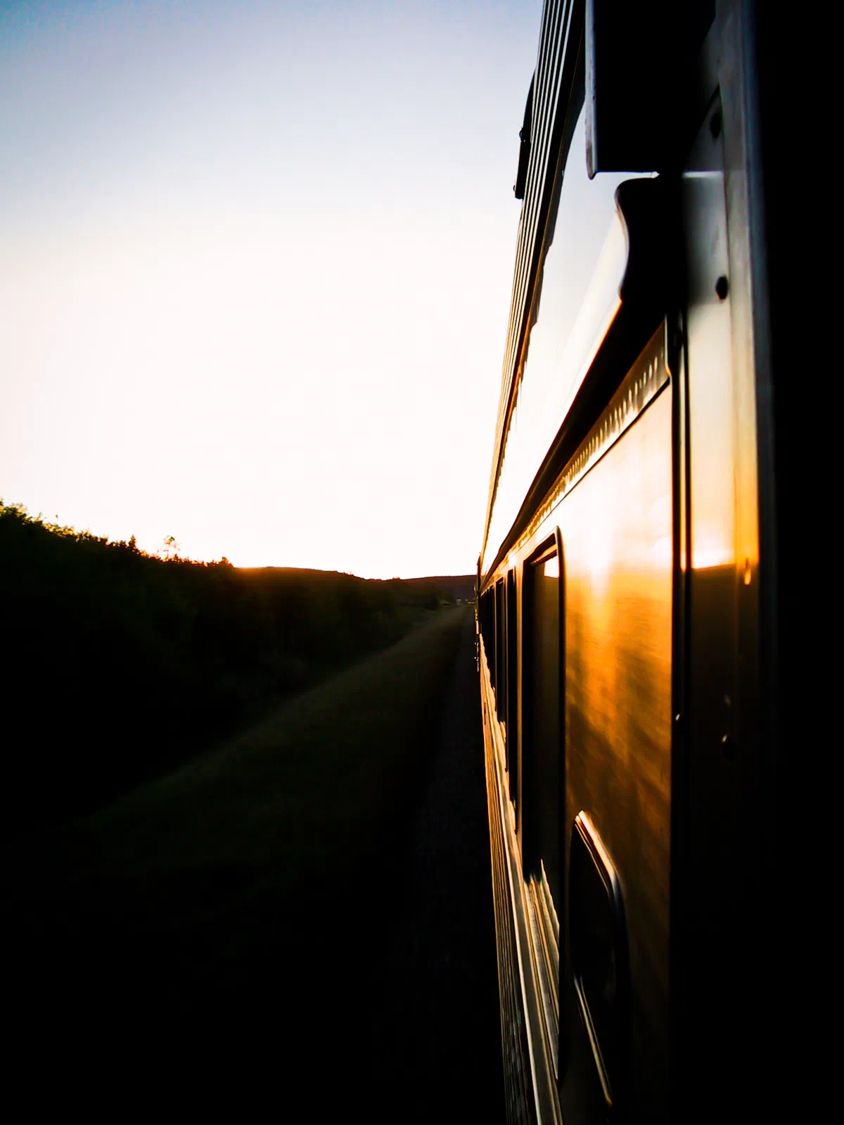Sunset somewhere in eastern Alberta