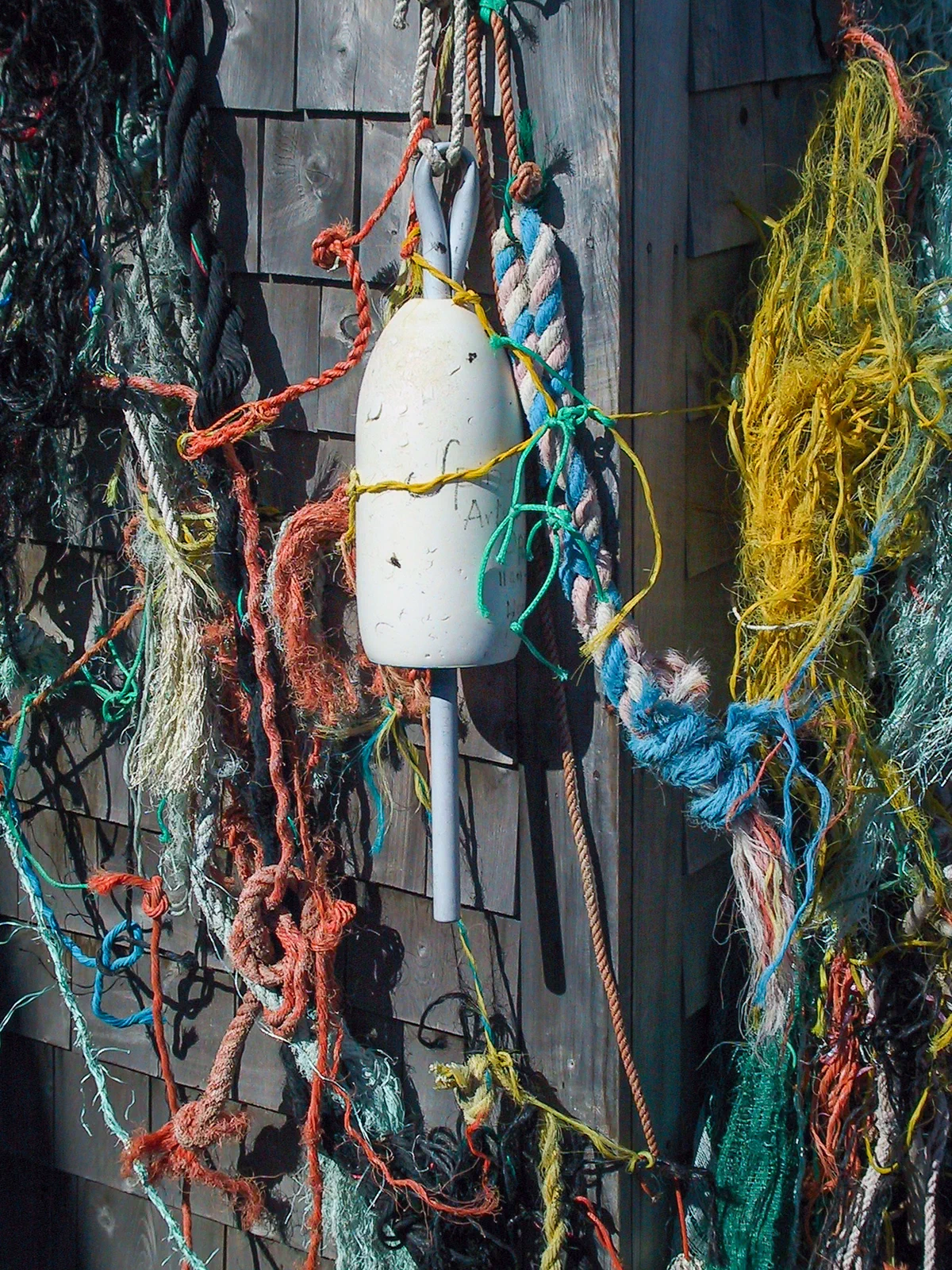 Old fishing gear awaits reuse