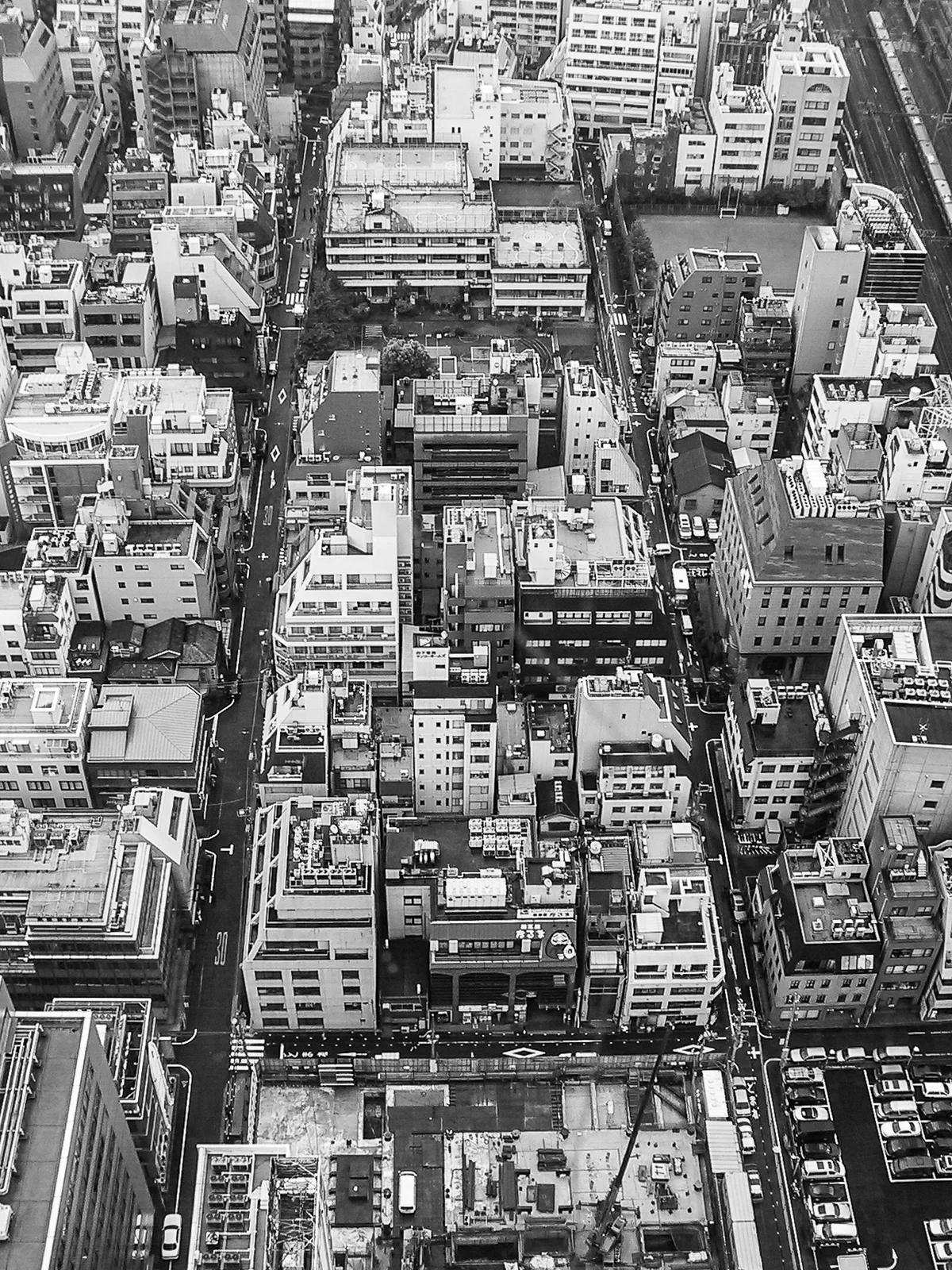 Looking down on Hammamatsucho