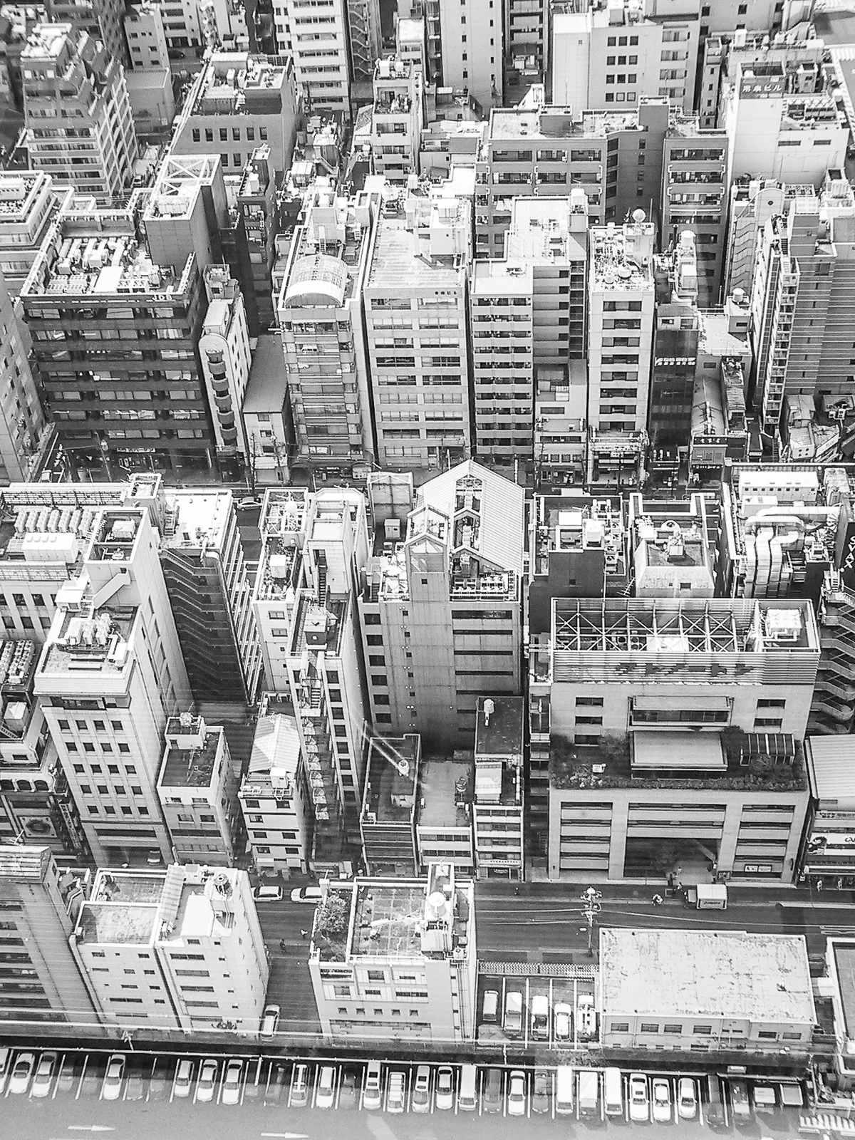Looking down on Hammamatsucho