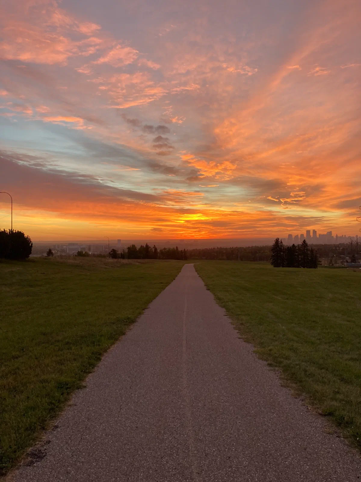Dawn over Calgary