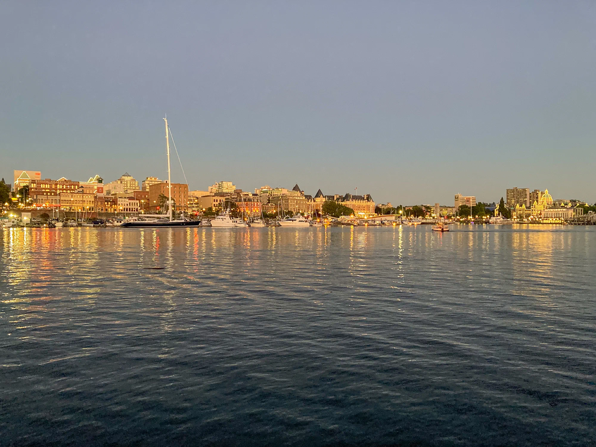 Victoria Harbour Dusk