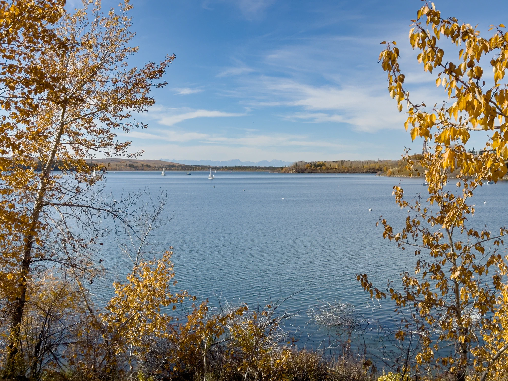 West across Glenmore Reservoir