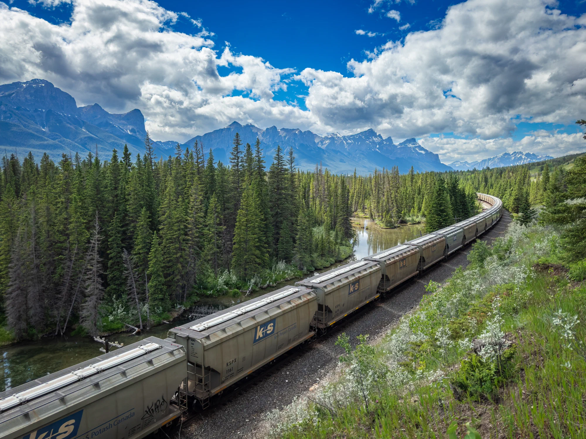 Eastbound Potash Unit Train