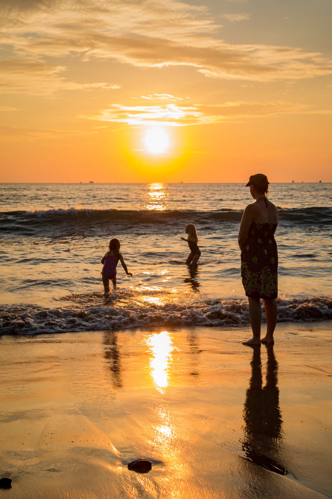 Sunset sea
