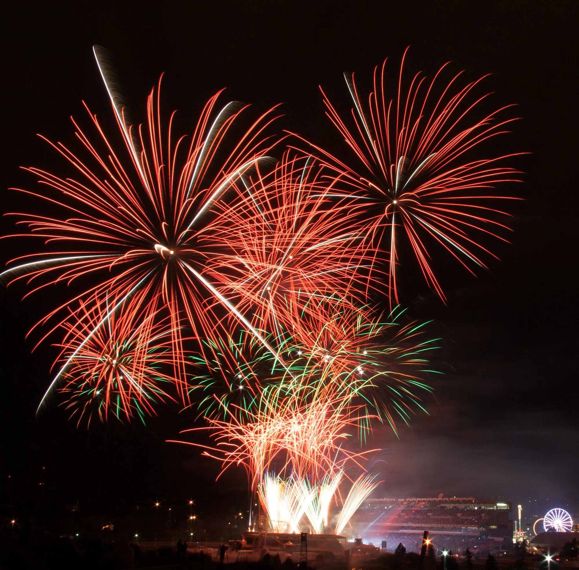 Birthday fireworks