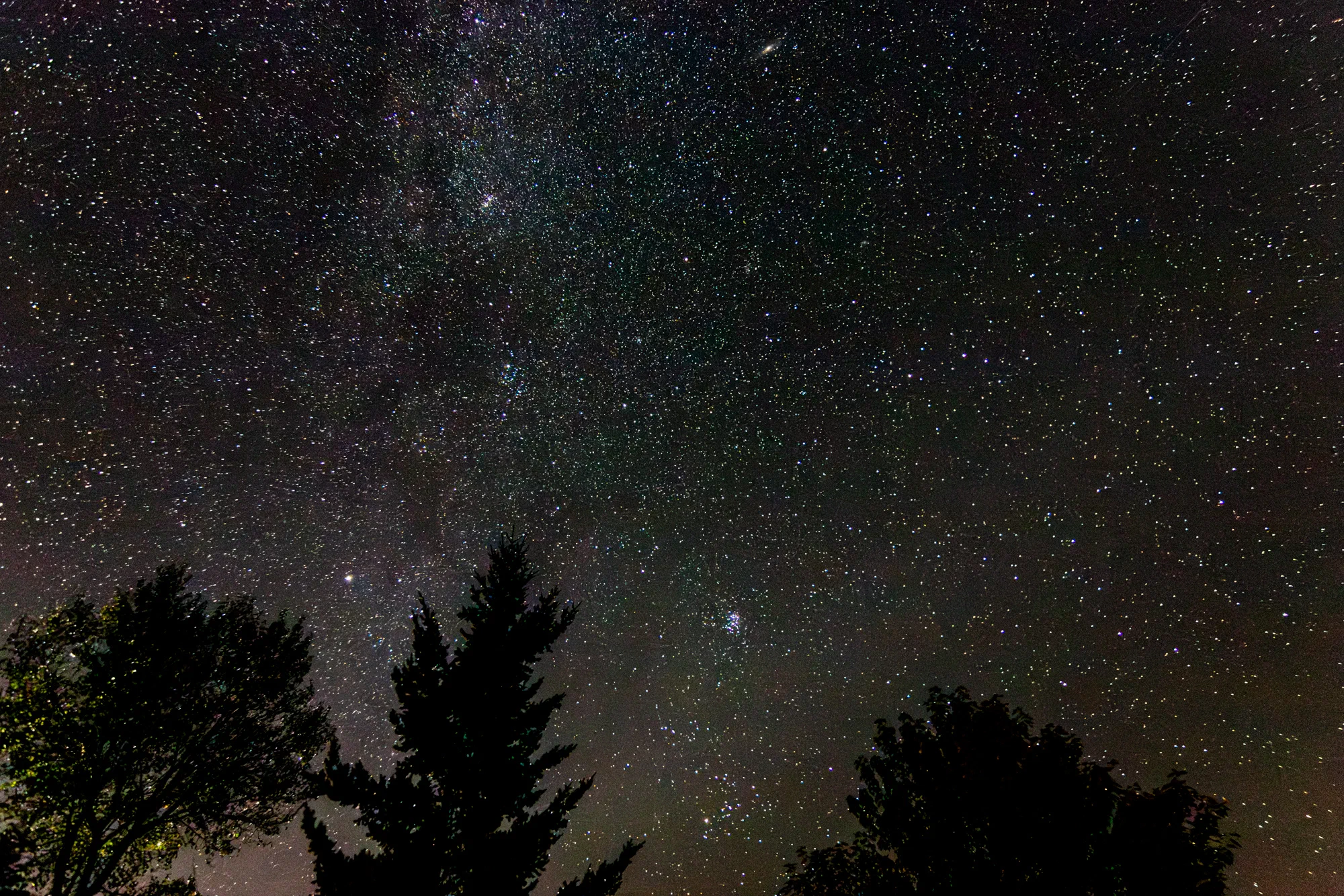 Night sky over Easy Breeze