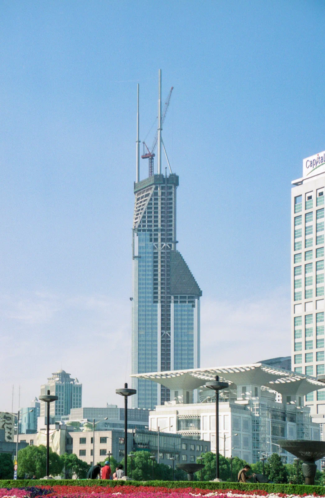 Shimao International Plaza, under construction
