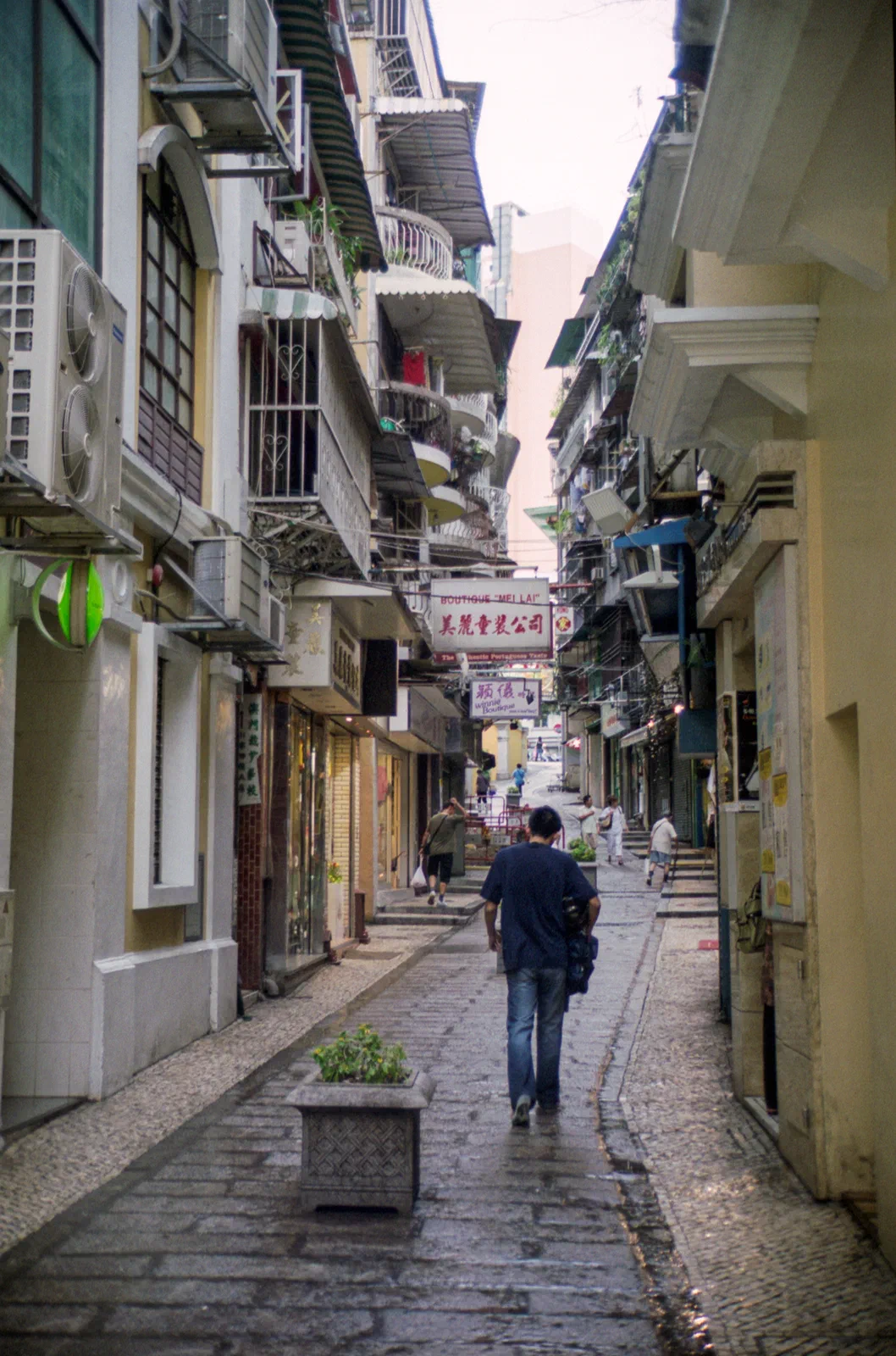 Narrow pedestrian street
