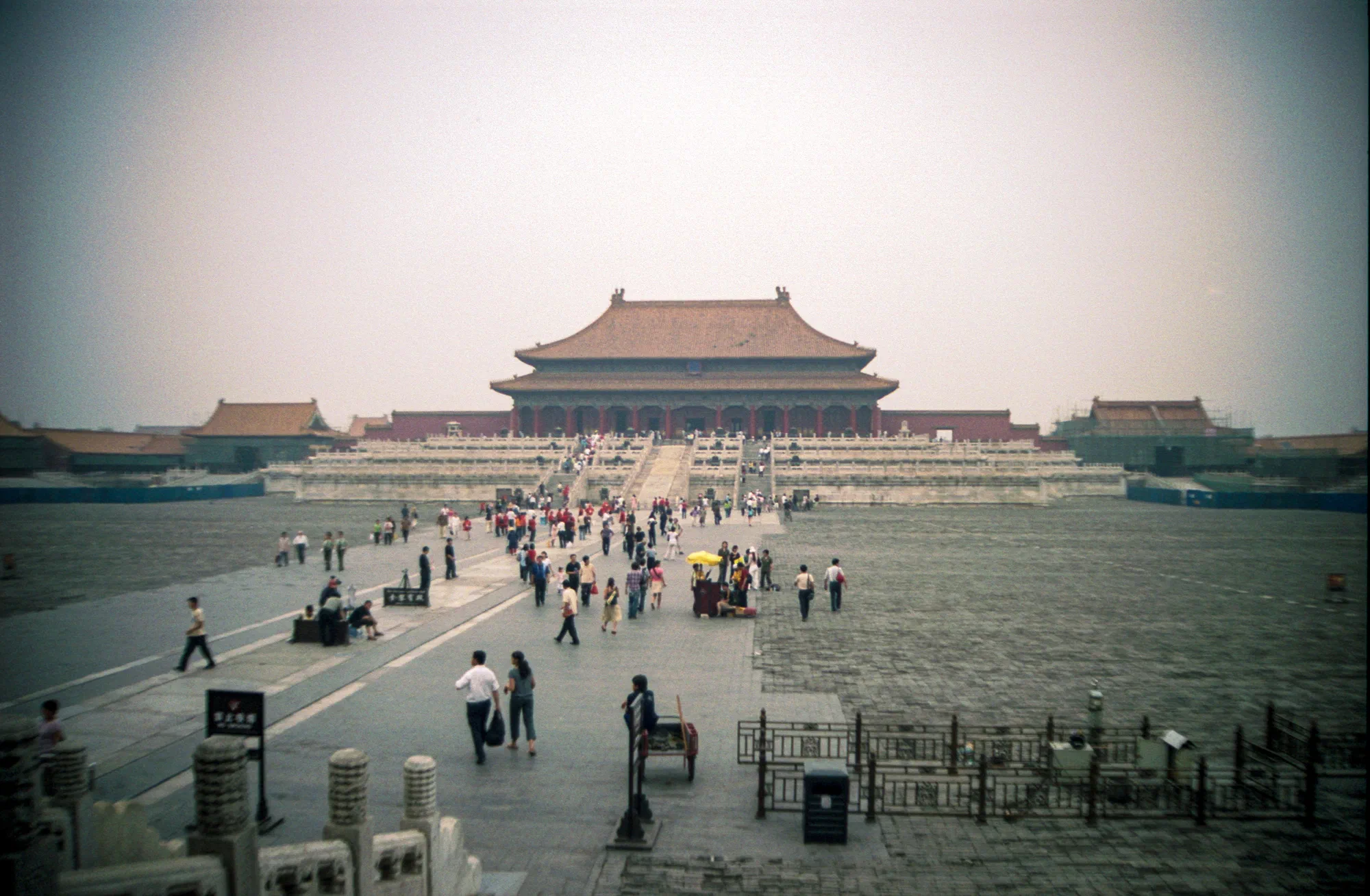 Walking to the Hall of Supreme Harmony
