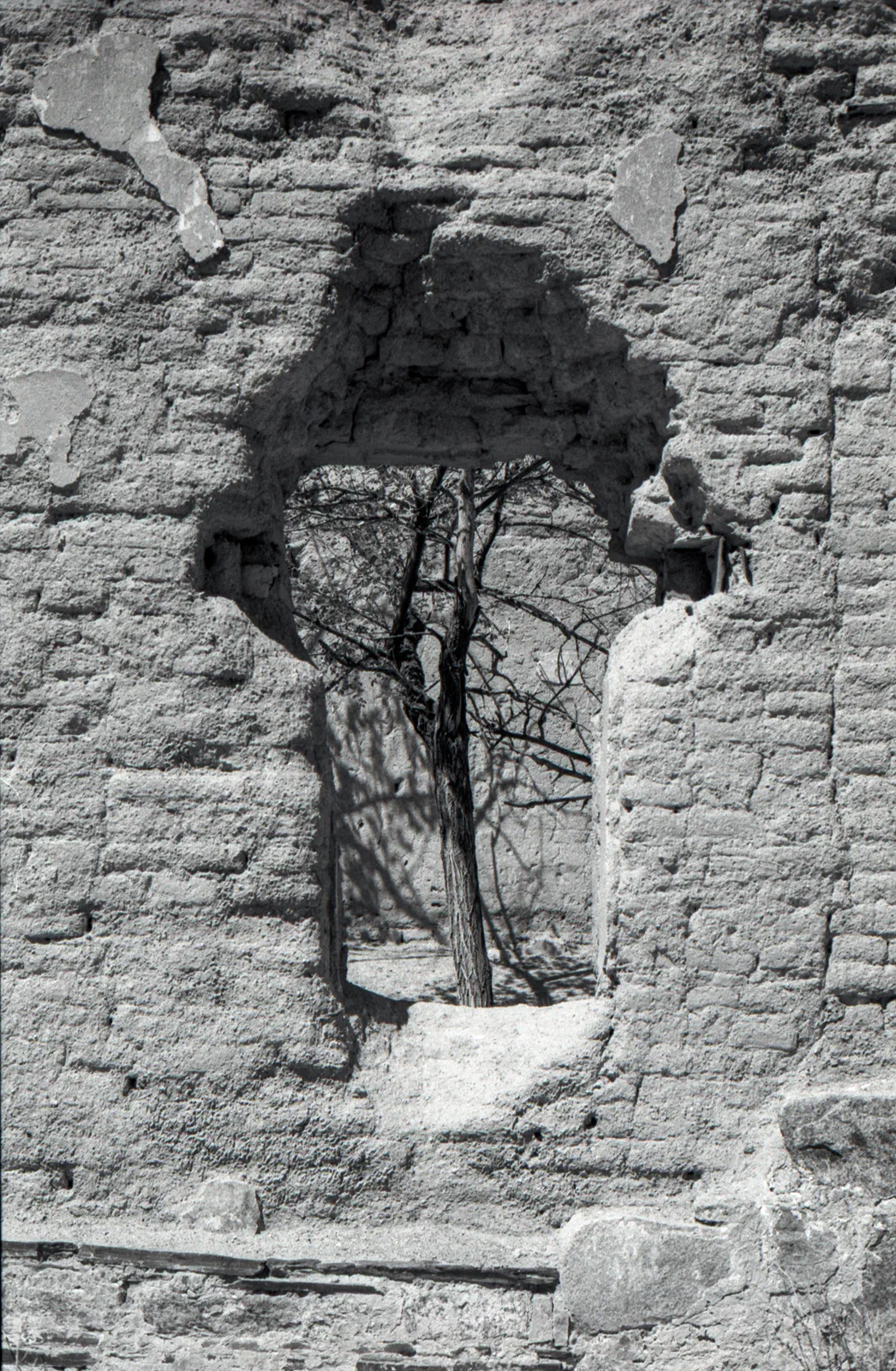 Ruined Keyhole Window