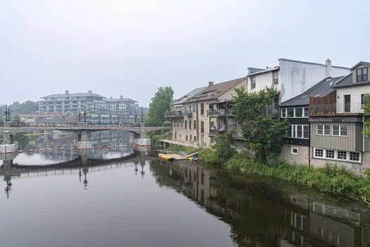 Backing on to the Grand in Elora