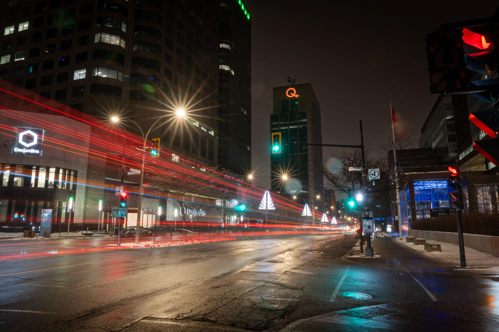 Traffic on Rue Rene Levesque