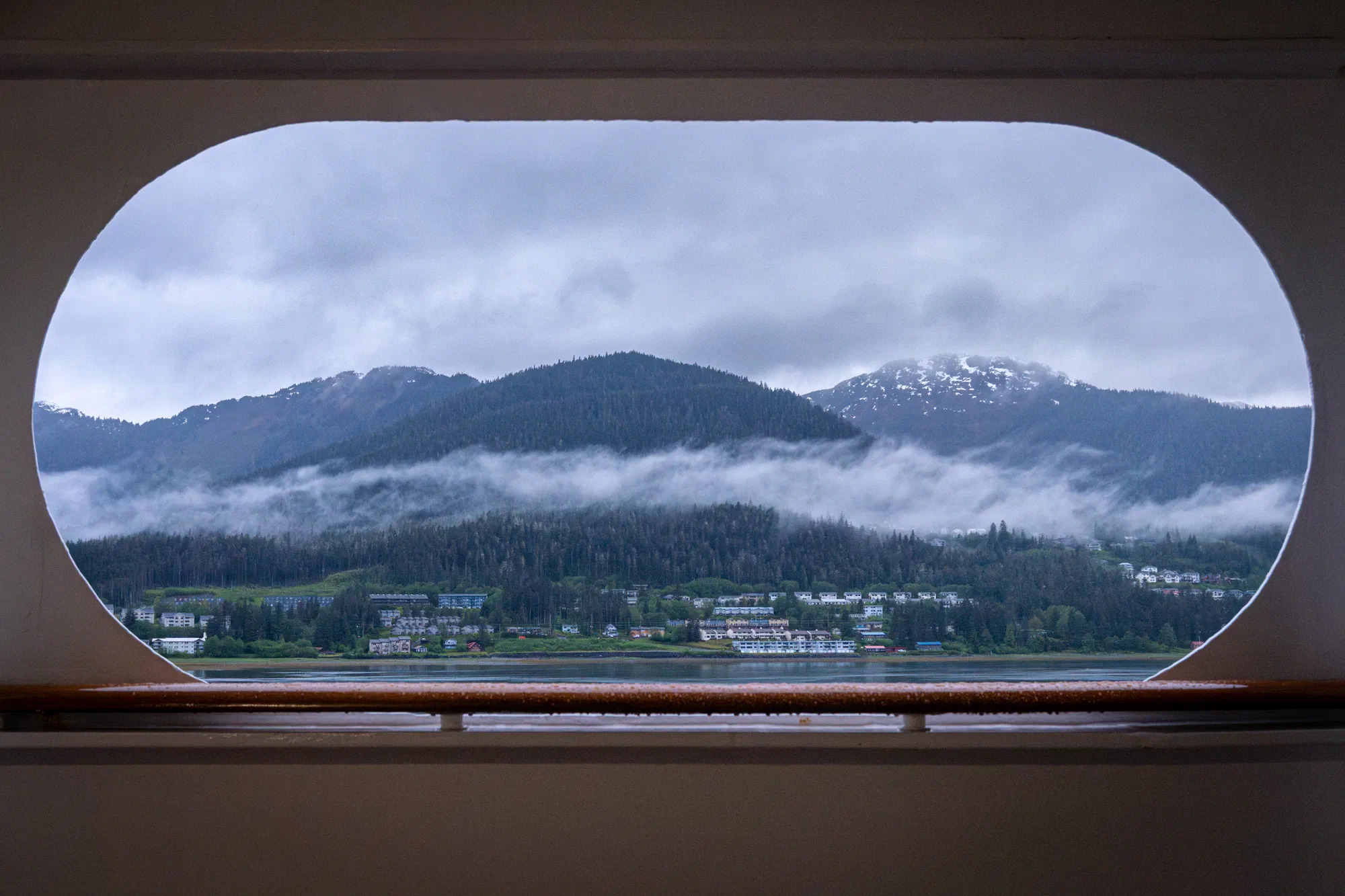 Dusk sets in over West Juneau