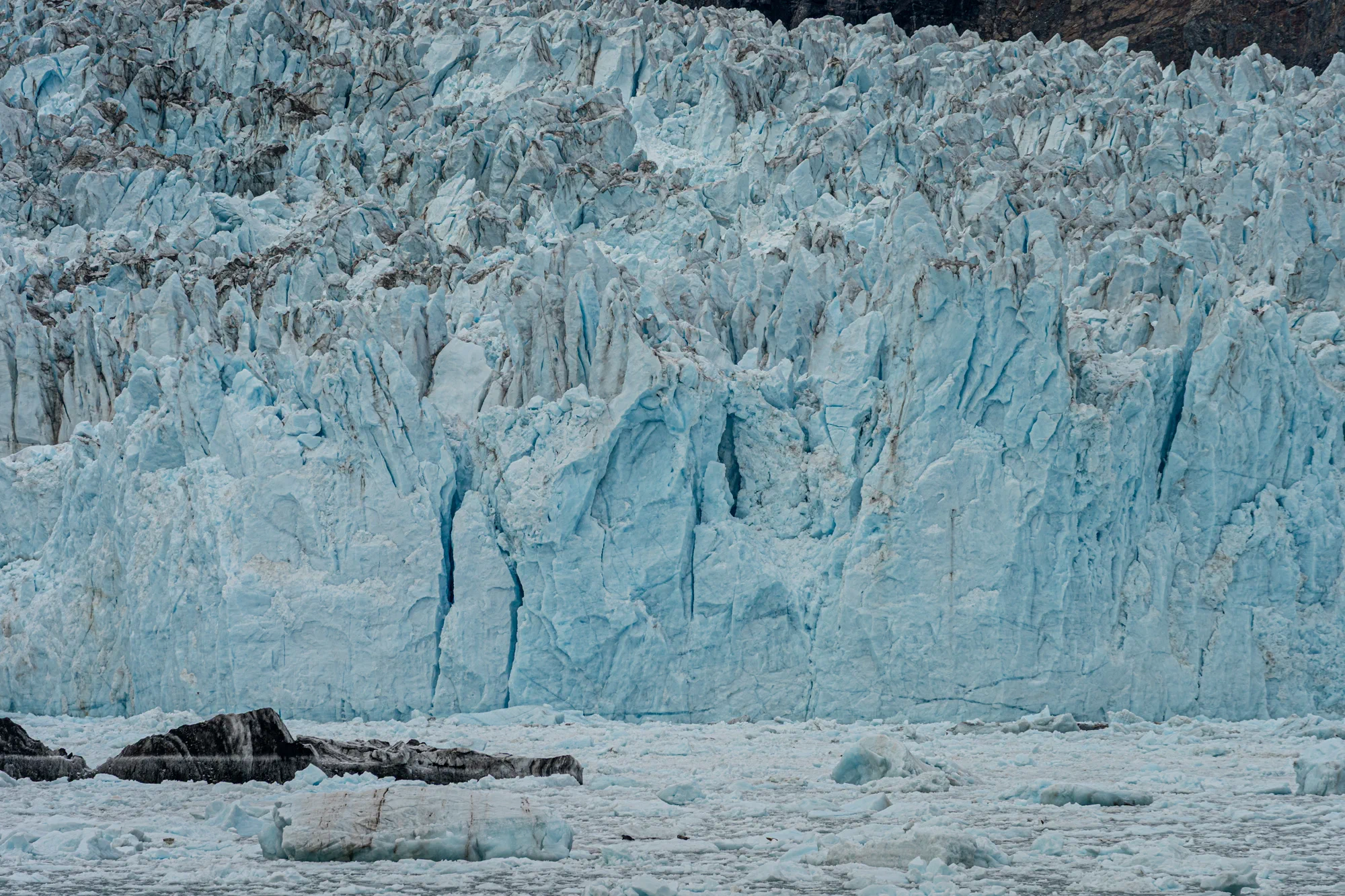 Toe of the Margerie Glacier