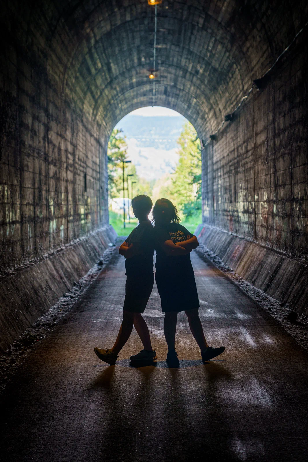 Sisters in the Princeton Tunnel