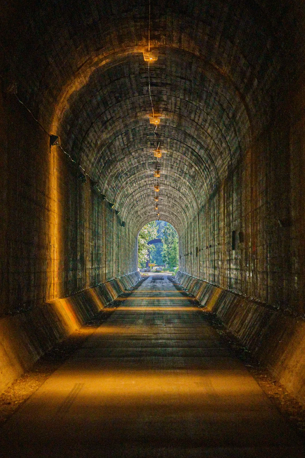 Looking out the West Portal