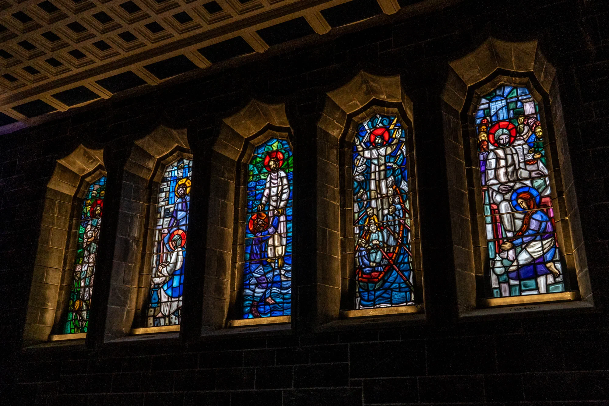 Stained glass windows, Galway Cathedral