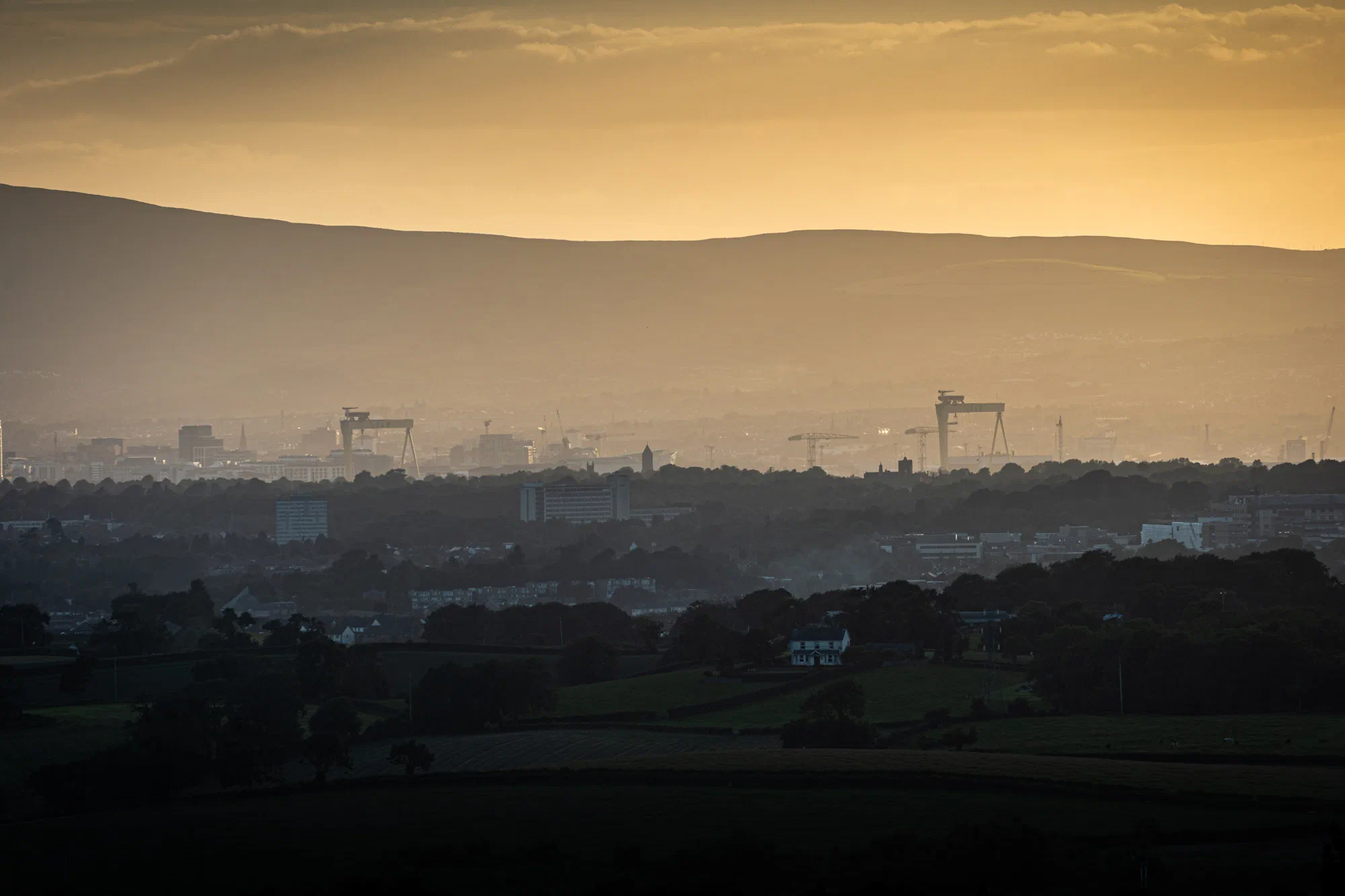 Belfast from Scrabo Hill