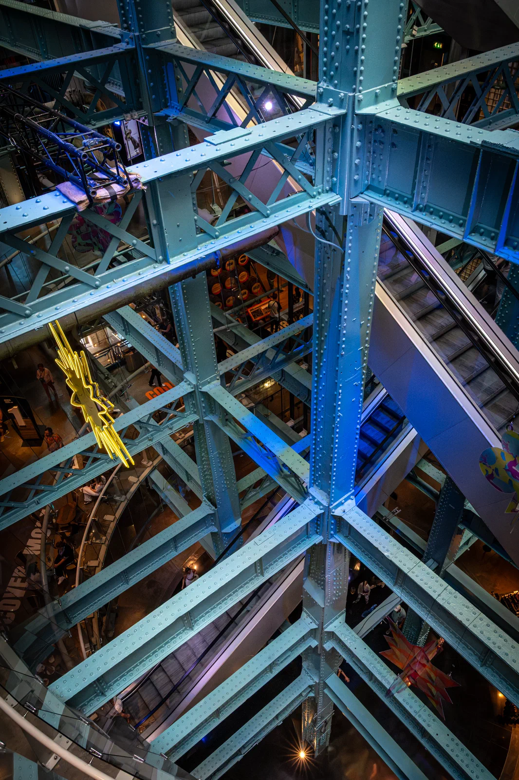Looking down the Guinness Storehouse