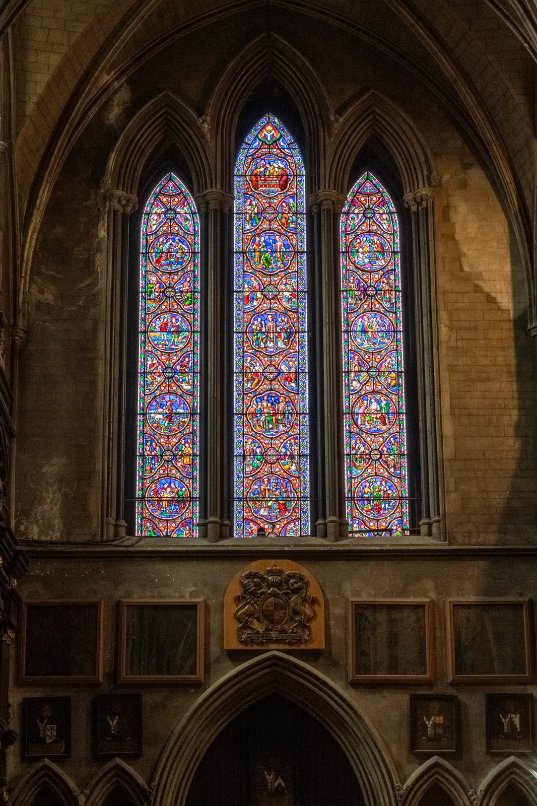 Stained glass windows, St. Patrick's Cathedral