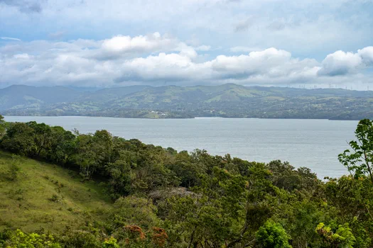 Looking across Lake Arenal Looking across Lake Arenal