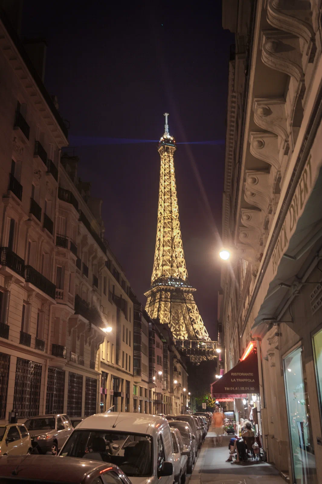 Eiffel Tower Looms