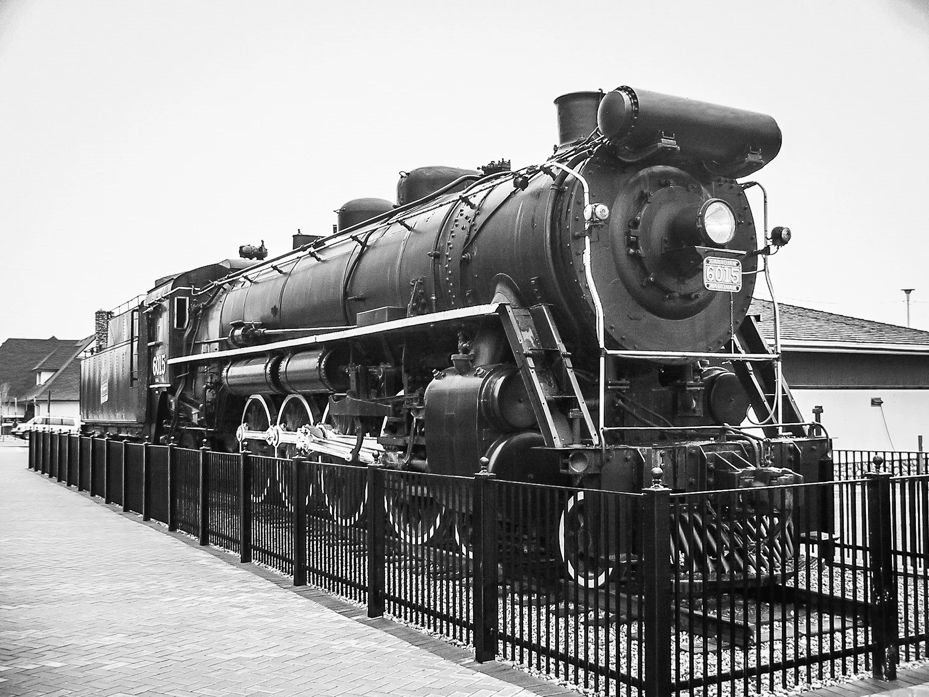 CN 6015 on display in Jasper