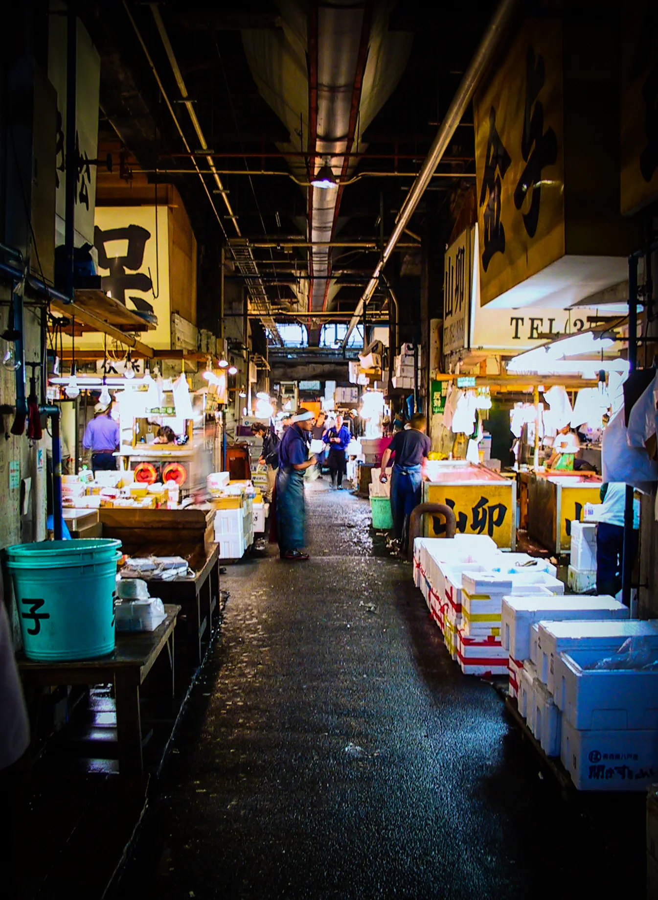 Deep inside Tsukiji