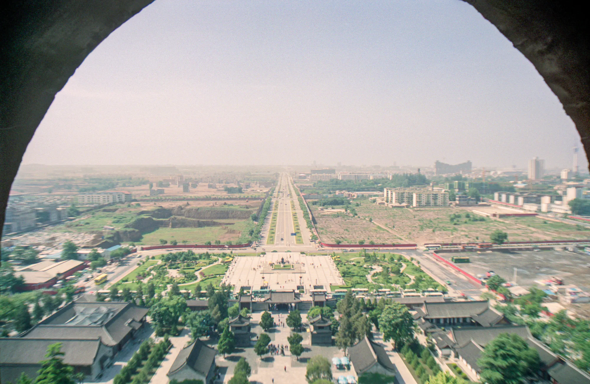 Looking south from the Giant Wild Goose Pagoda