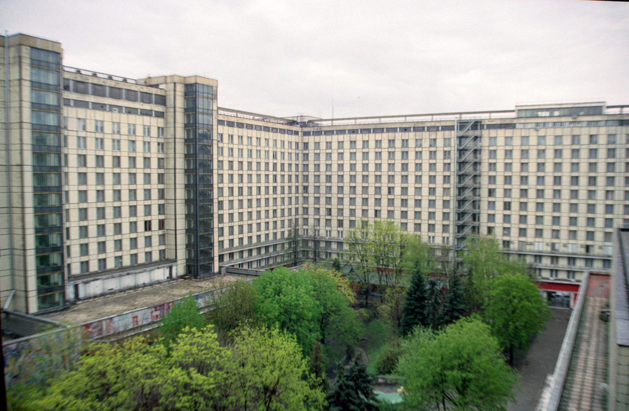 Courtyard of the Rossiya Hotel