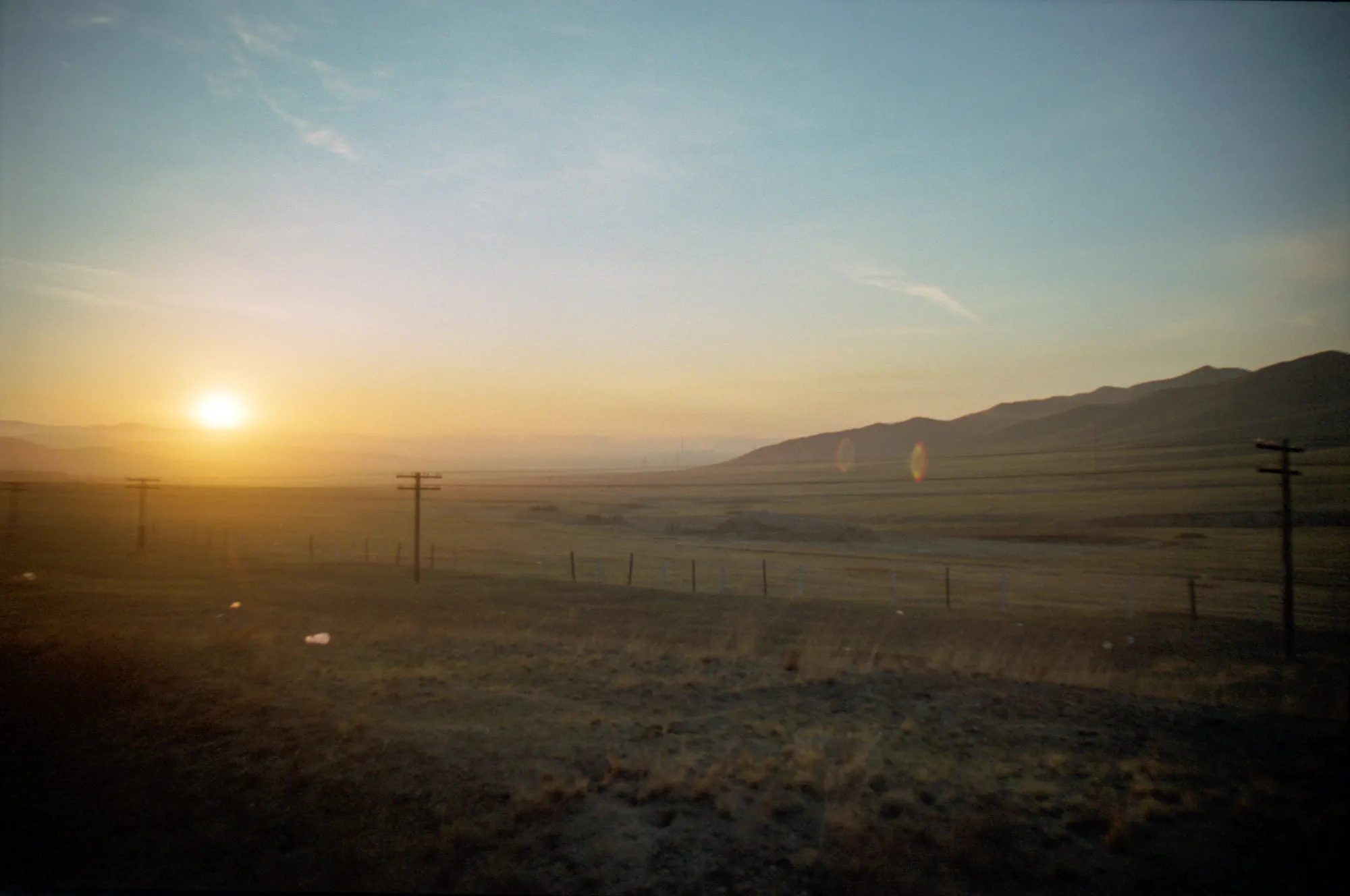 Sunrise into Ulaanbaatar