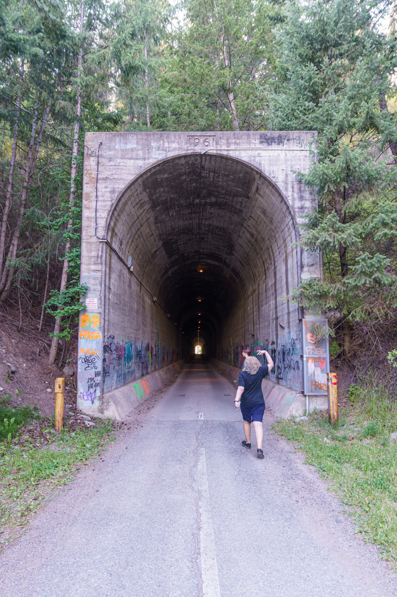 Entering the Princeton Tunnel